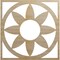 Ekena Millwork Blume Wood Fretwork Pierced Ceiling Medallion, Hickory, 38"OD x 13 1/8"ID x 3/8"T CMWP38X38X0375BLHI - alternate 1